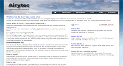 Desktop Screenshot of airytec.com